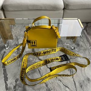 Off-White Cross Body Bag with Matching Belt (2 pieces)